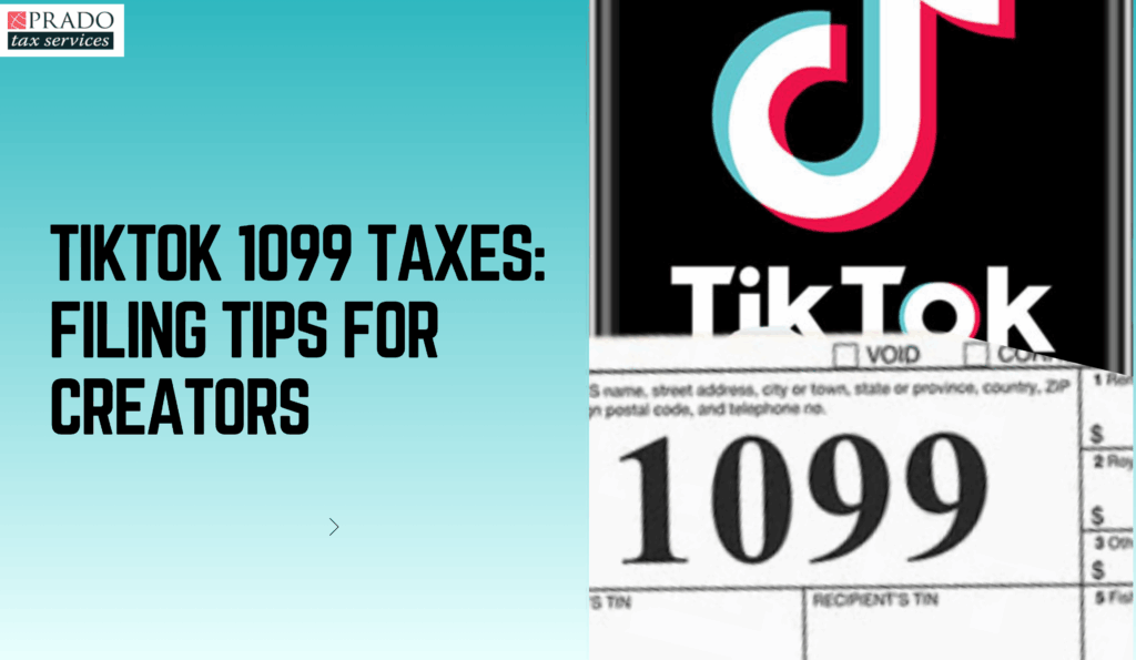 Tips for TikTok influencers on handling 1099 forms, accurate tax filing, and managing multiple income streams.
