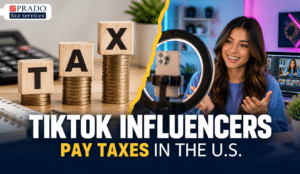 Tax guidance for TikTok influencers in the U.S., focusing on IRS rules, self-employment tax, tax filing, tax preparation, and tax planning strategies for creators and content businesses.